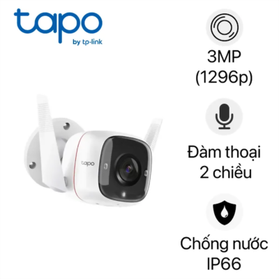 Hình ảnh sản phẩm Camera Wifi ngoài trời 3MP TP-Link Tapo C310 - Camera Wifi ngoài trời 3MP TP-Link Tapo C310