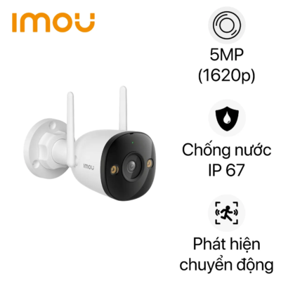 Hình ảnh sản phẩm Camera Wifi ngoài trời 5MP IMOU IPC-F52P - Camera Wifi ngoài trời 5MP IMOU IPC-F52P