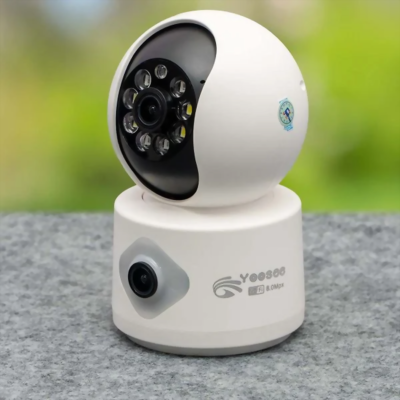 Hình ảnh sản phẩm Camera Wifi Yoosee 2 Mắt Trong Nhà Xoay 360° Có Màu Ban Đêm – Hỗ Trợ Đàm Thoại Chiều - Camera Wifi Yoosee 2 Mắt Trong Nhà Xoay 360° Có Màu Ban Đêm - Hỗ Trợ Đàm Thoại 2 Chiều