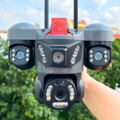 Hình ảnh sản phẩm Camera Wifi Yoosee 4 Mắt 3 Khung Hình Phiên Bản Đặc Biệt P25 Cả Đều Xoay 360° Có Đèn Cảnh Báo - Camera Wifi Yoosee 4 Mắt 3 Khung Hình Phiên Bản Đặc Biệt P25 Cả 3 Mắt Đều Xoay 360° Có Đèn Cảnh Báo